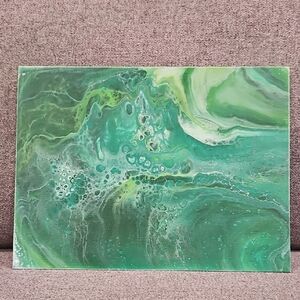 Abstract Green Canvas Art